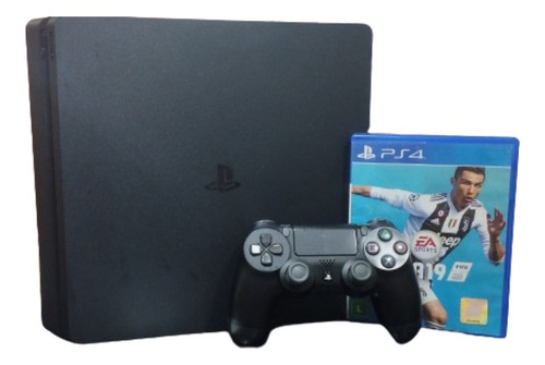 Sony Playstation 4 Slim Seminovo + Jogo Em Disco + Controle