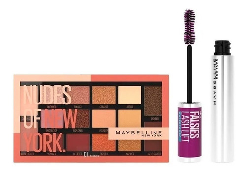 Set Maquillaje Nudes Of New York 