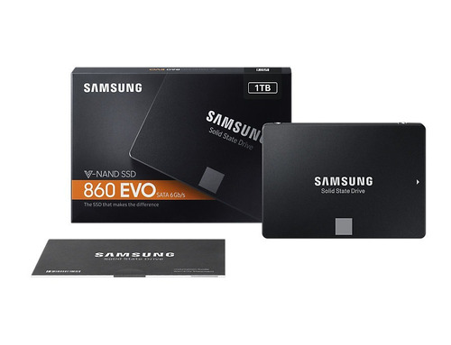 Ssd 1tb Samsung Evo 860 Sata3 550mb/s Vnand Mz-76e1t0bw Hd