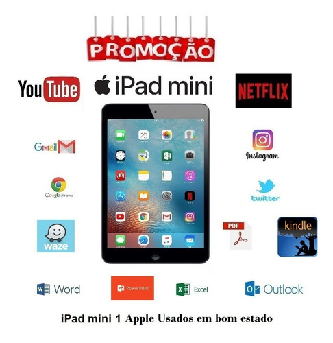 iPad Mini 32gb Wifi (ios 9.3.5) Promoção!! Últimos Dias!!!