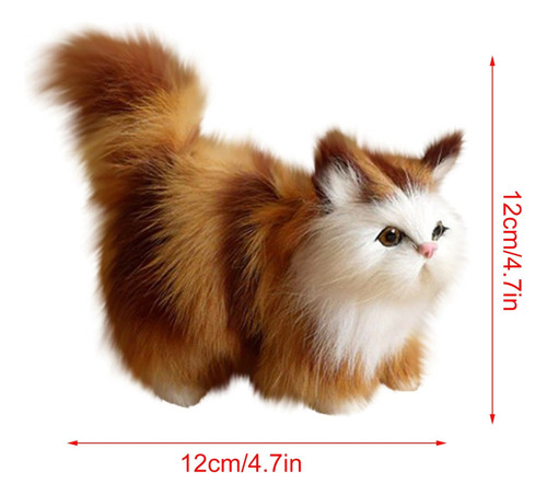 Imagen 2 de 5 de Mini Simulacion De Gatitos - Gatos - Peluches Adorno Juguete