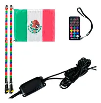 Comprar Antenas Led Rgb Gemelas Bluetooth 90cm Rzr Can Am X3 Par