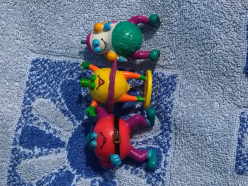 Los Amigos De Boing 3 Figuras Manzanelo Guanabanín Guayabel (Usado)