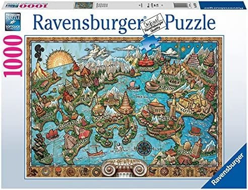Ravensburger mysterious Atlantis Quebra-cabeça De 1000 Peças