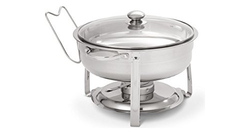 Chafer De Buffet Redondo De Acero Inoxidable Artisan Con Tap