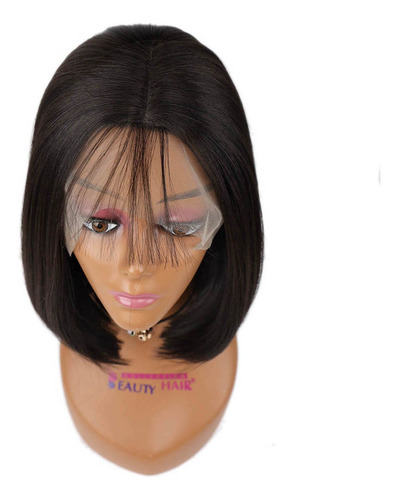 Peruca Frente Lace Lisa 150 Gr 35cm Orgânico Repartição L