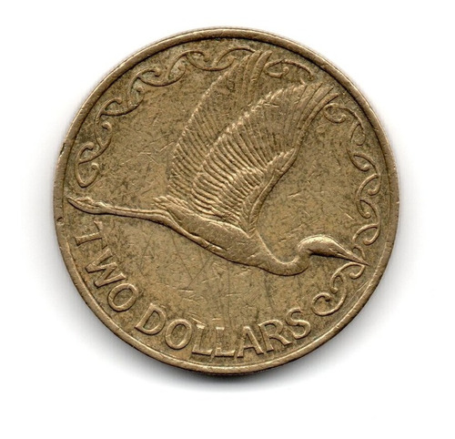 Nueva Zelanda Moneda 2 Dolares Año 2003 Km#121