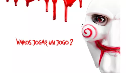 Máscara Terror Filme Jogos Mortais Jigsaw Halloween Cosplay