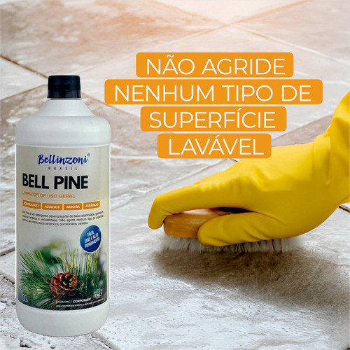 Detergente Concentrado Limpador Uso Geral Bell Pine 1 Litro