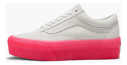 Vans Old Skool Stackform Pink Mujer Plataforma Originales