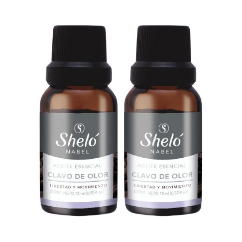 2 Pack Aceite Esencial Clavo De Olor Shelo