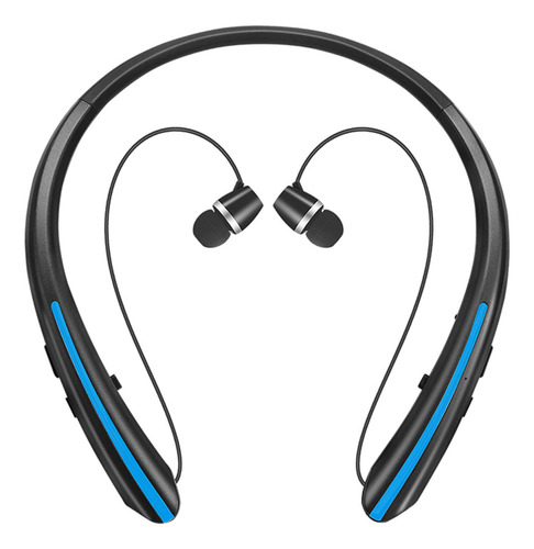 Auriculares Bluetooth Auriculares Retráctiles Azul