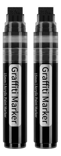 Wj (bk) Rotulador De Pintura For Grafitis, Acrílico Grande,