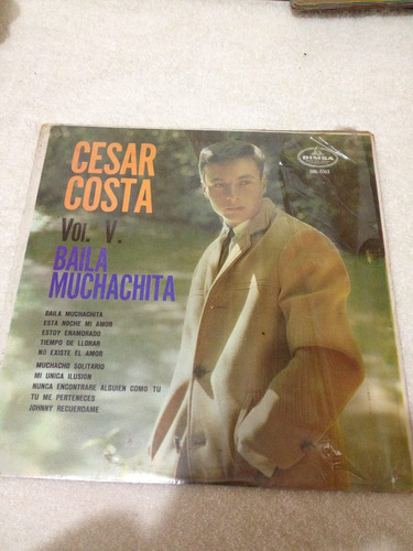 Cesar Costa Baila Muchachita Vol 1 Disco De Vinil Original 