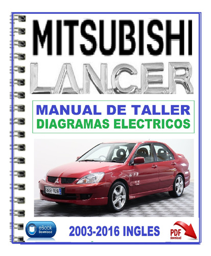 Mitsubishi Lancer Touring Manual De Taller Servicio 03-2006 