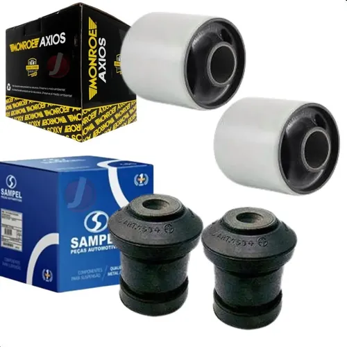 Kit 4 Buchas Bandeja Leque Axios Sampel Focus 2000 Até 2009 ...
