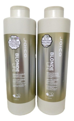 Kit Joico Blonde Life Iluminador Shampoo E Condicionador 1 L