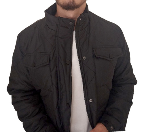 Campera Hombre Rombos Importada Corte Clasico