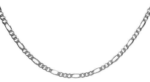 Cadena De Plata Hombre Cartier Borde Eslabón Con Diseño 70cm