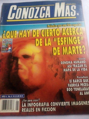 Imagen 1 de 8 de Revista Conozca Más Año 4 No. 6 Esfinge De Marte