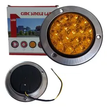 Comprar Stop 16 Led Redondo Aro Camión Autobuses 12\u002F24v Fija Ambar