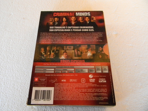 Dvd - Criminal Minds - Primeira Temporada - 6 Discos (Usado)