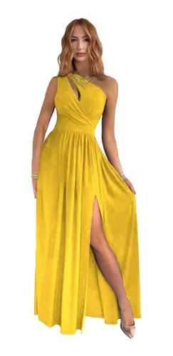 Vestidos Amarillos Elegantes MercadoLibre