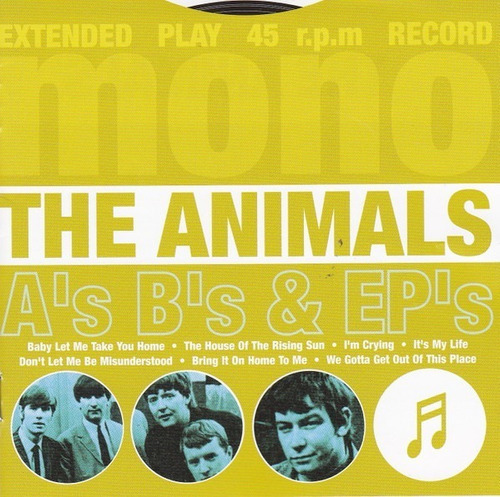 The Animals - A´s B´s & Ep´s Cd Importado