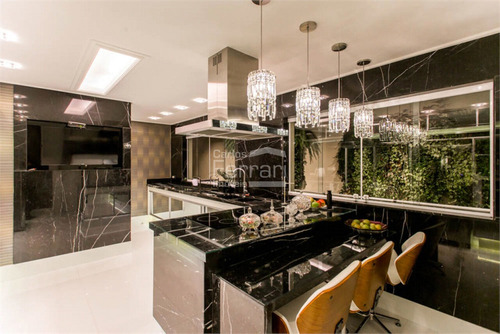 Imagem 4 de 15 de Casa Em Condomínio Fechado De Altissímo Padrão Com Muita Segurança. 4 Suítes, 8 Vagas, Piscina, Etc. - Cf40756