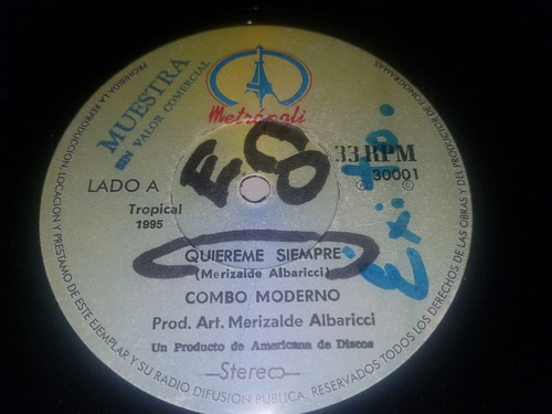 Lp Single Vinilo Disco Acetato Vinyl Combo Moderno Tropical