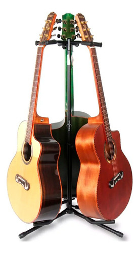 Atril Triple Soporte Para 3 Instrumentos De Cuerda Guitarra