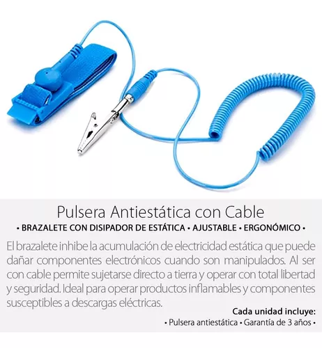 Pulsera Antiestática Inalámbrica Ajustable - UNIT Electronics