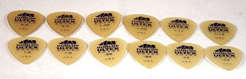 Dunlop Ultex Sharp - Juego De Púas Para Guitarra (12 Púas)