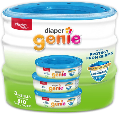 Playtex Diaper Genie 3pack Bolsas De Recambio Para Pañales