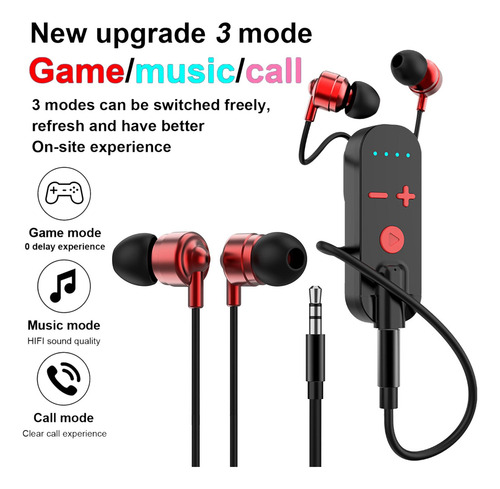 Deporte Al Aire Libre Auriculares Auriculares De Rojo