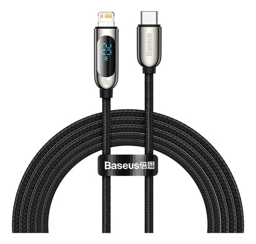 Cable Baseus Indicador Led Usb C - iPhone Lightning 2m 20w