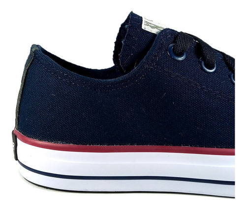 Imagen 3 de 9 de Zapatillas Jaguar Chatas Plataforma Cordones Comoda 8074