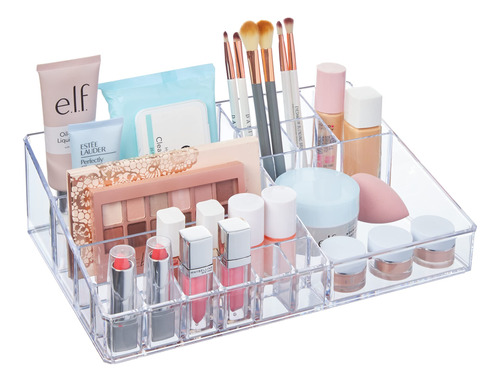 Organizador De Maquillaje Premium 30x20x9.5cm Transparente