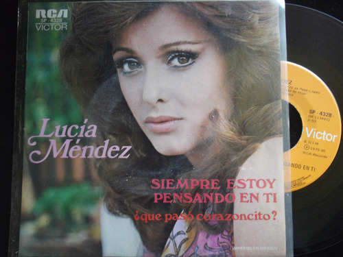 Lucia Mendez - Siempre Estoy Pensando En Ti - Disco 45 Rpm