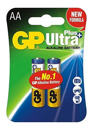 15aup-u2 - Bateria Gp Aa Alkalina Ultra Blister X 2