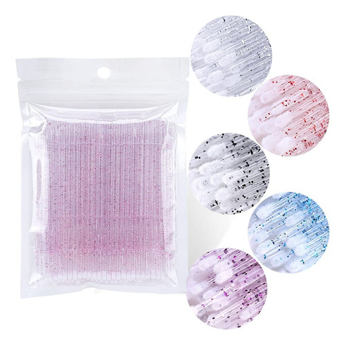 Espejo Lash+50cepillos+paquete 100 Microbrush Para Pestañas Diferentes Colores