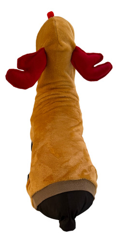 Adorable Pijama De Reno Navideño Para Perro
