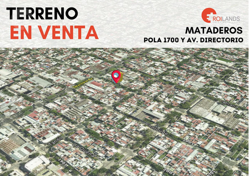 ¡oportunidad! En Venta Terreno Con Baja Incidencia De Av. Directorio