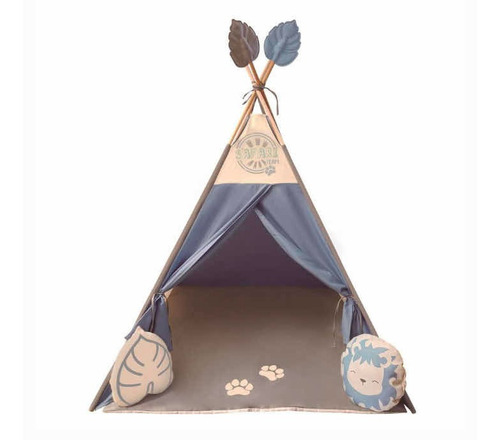 Imagen 4 de 5 de Teepee De Tela, Tienda De Campara Para Niños