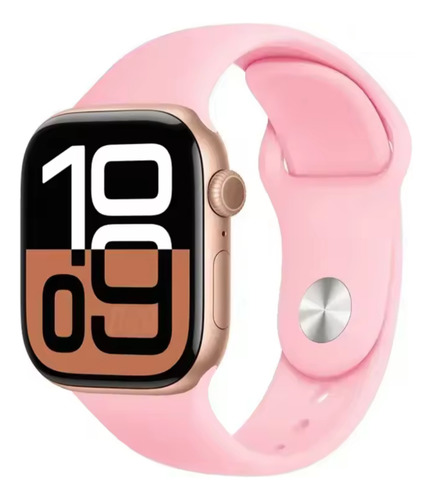 Watch 10 Smart Watch Z10 Pro Para Android Y Iphone Hk10 X10 Dorado Rosa