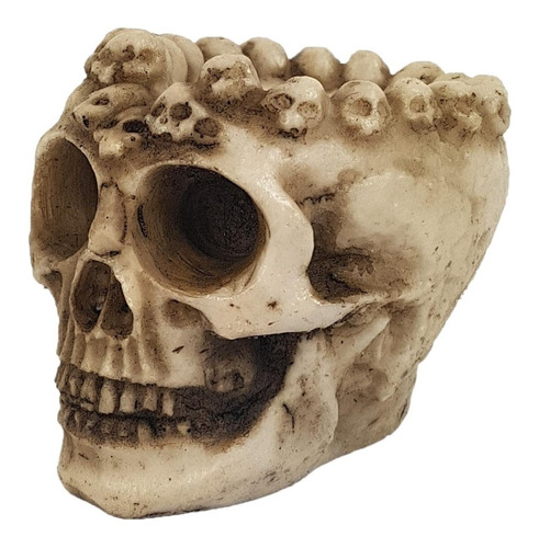 Cinzeiro Crânio Caveira Esqueleto Skull Decorativo Resina