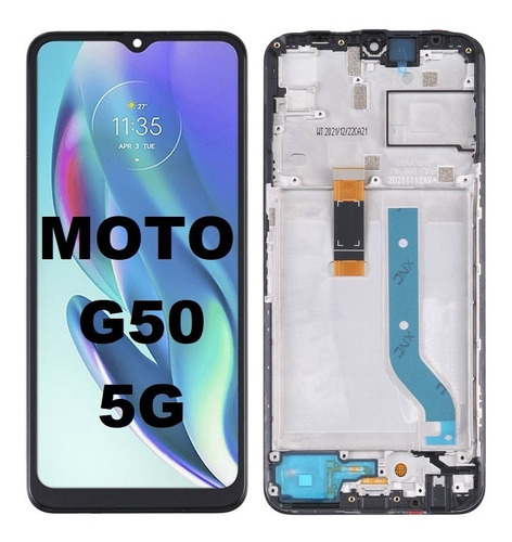 Pantalla Moto G50 5g Con Marco | Xt2149-1 | Motorola