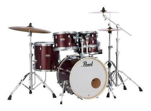 Bateria Pearl Decade Maple Bombo D 20 Crimson Galaxy Flake