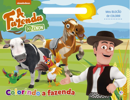 A Fazenda Do Zenon - Colorindo A Fazenda, De Freitas, Karina. Editora Ciranda Cultural, Capa Mole Em Português