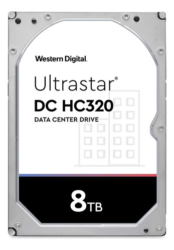 Disco Duro Interno Hgst Wd Ultrastar 3.5 8tb Sata3 7200rpm Color Gris